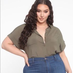 Button Shirt from Fashion Nova